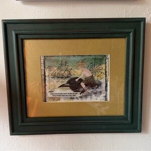 Framed Peter Pan with Green Frame